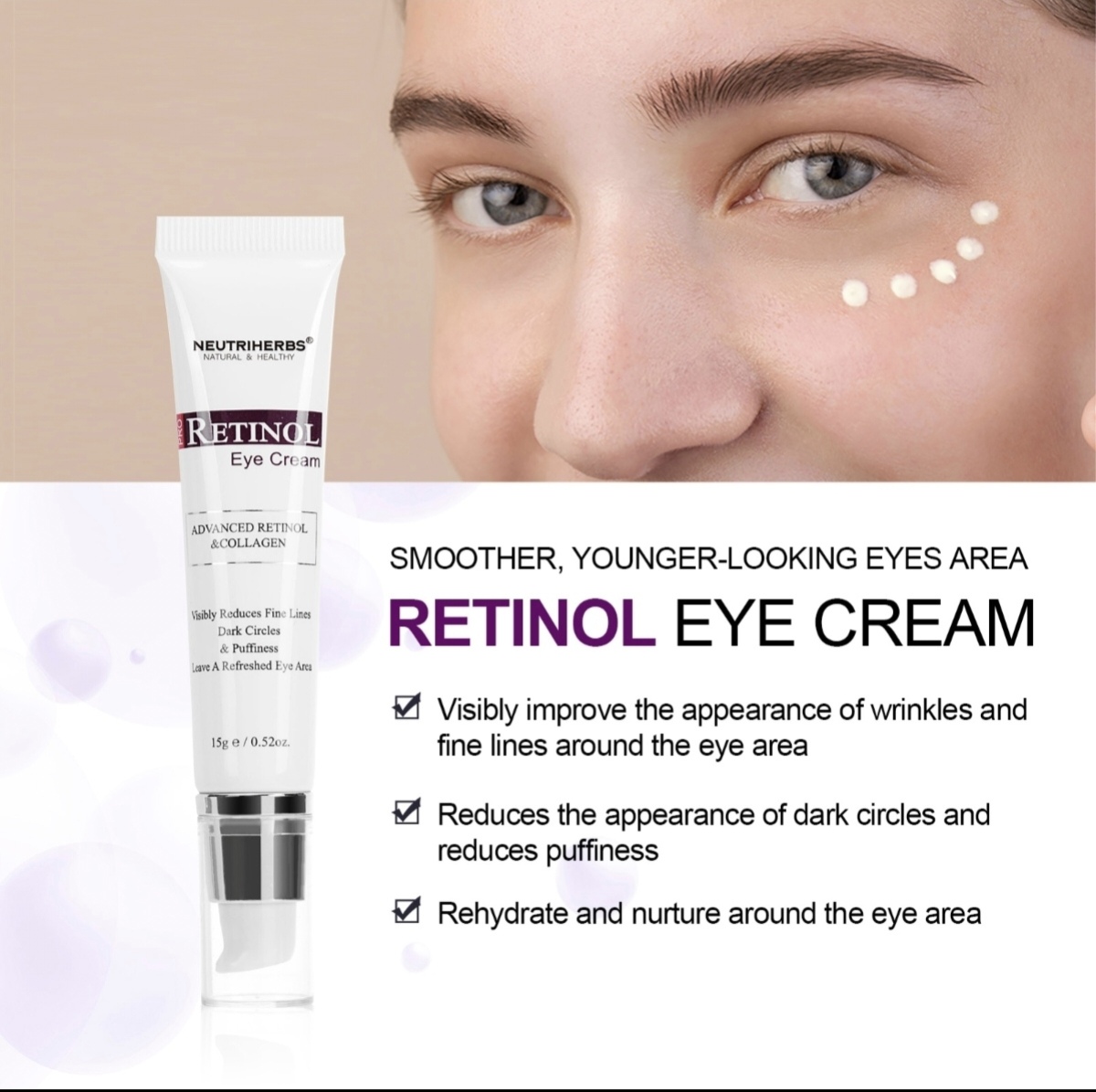 Pro-Retinol Eye Cream with Collagen thumbnail 3