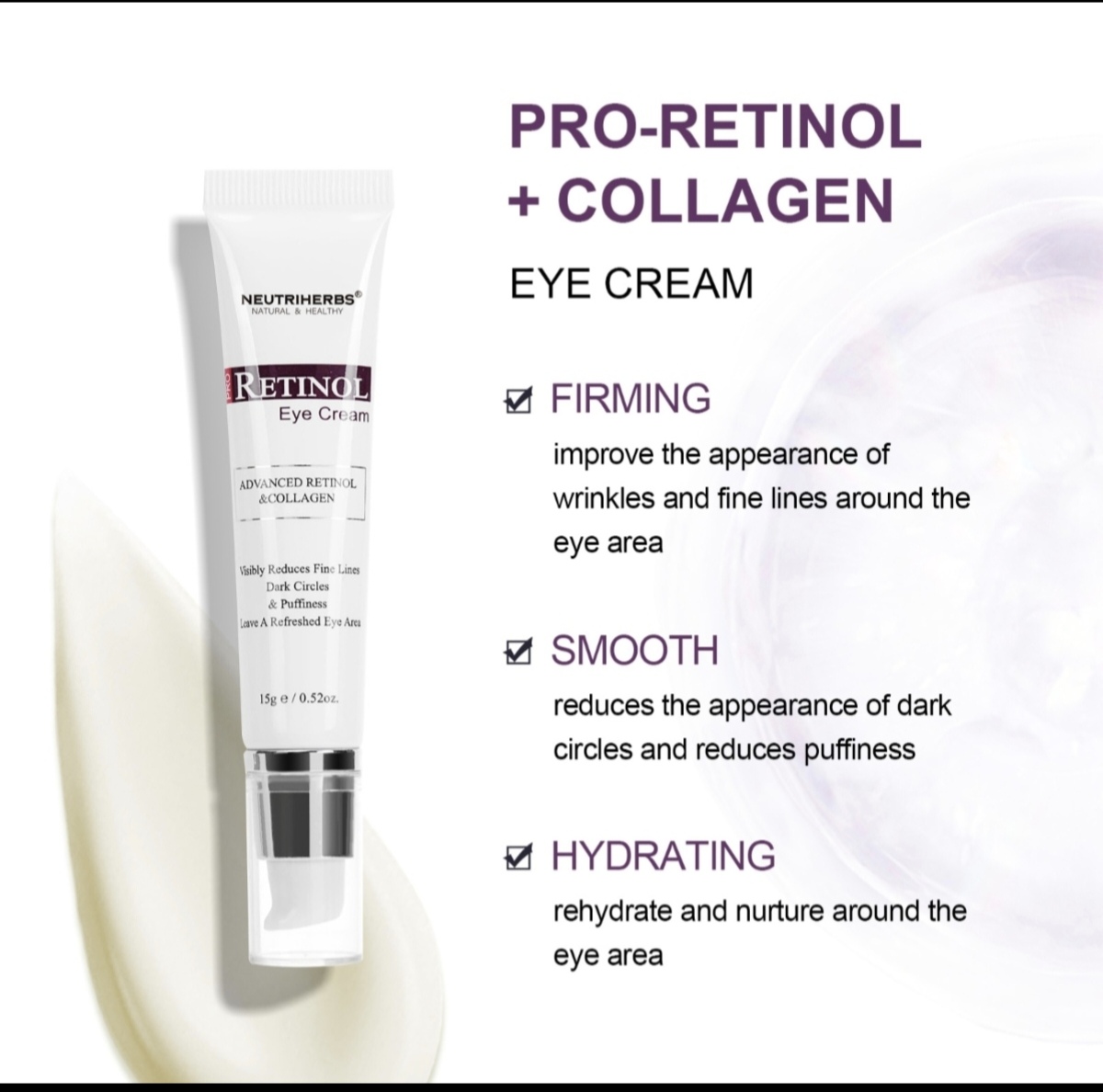 Pro-Retinol Eye Cream with Collagen thumbnail 2