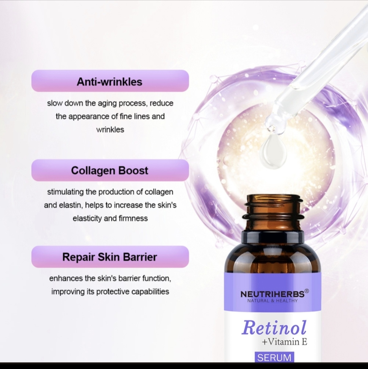 Retinol + Vitamin E Serum thumbnail 3