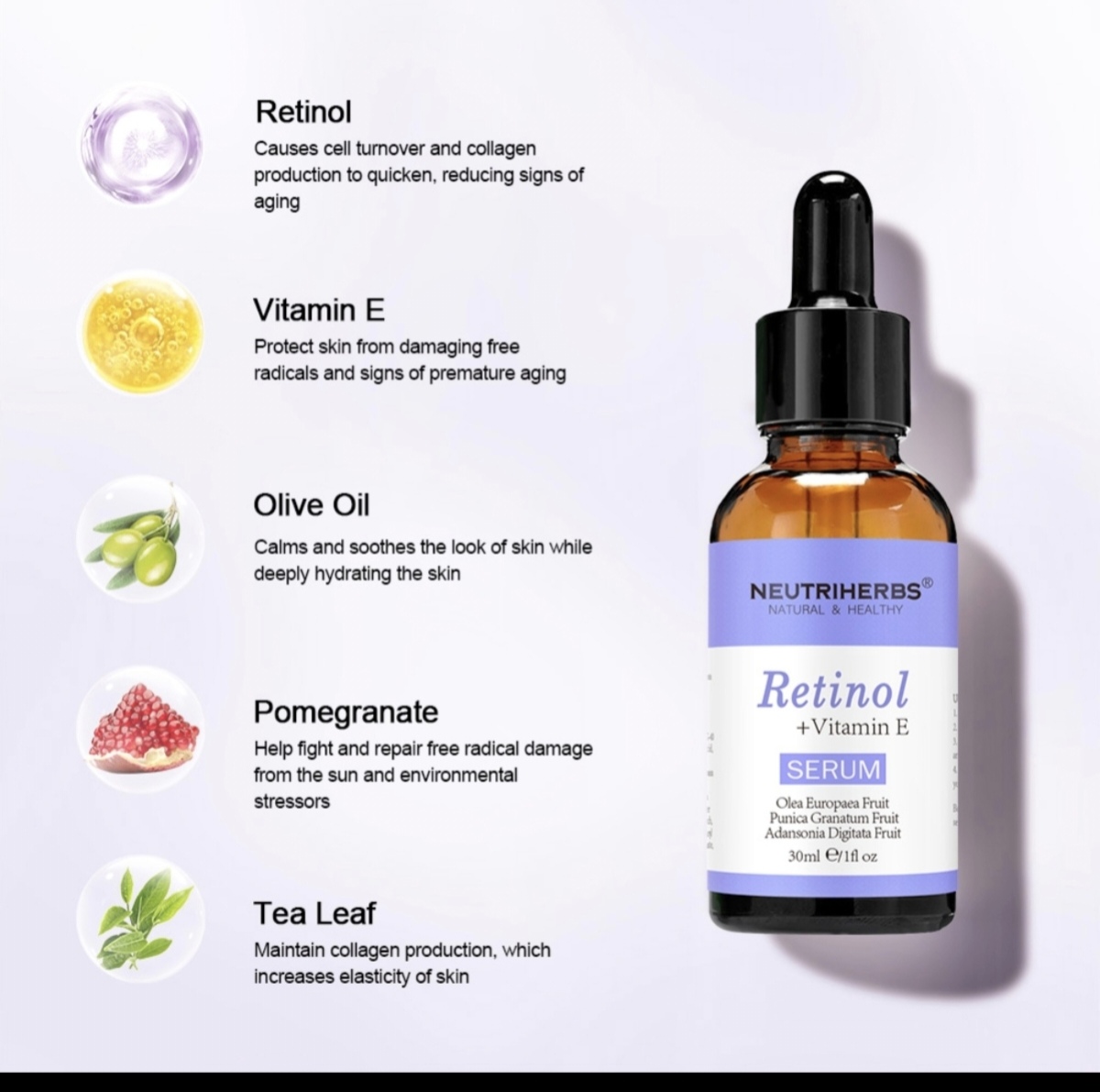 Retinol + Vitamin E Serum thumbnail 2