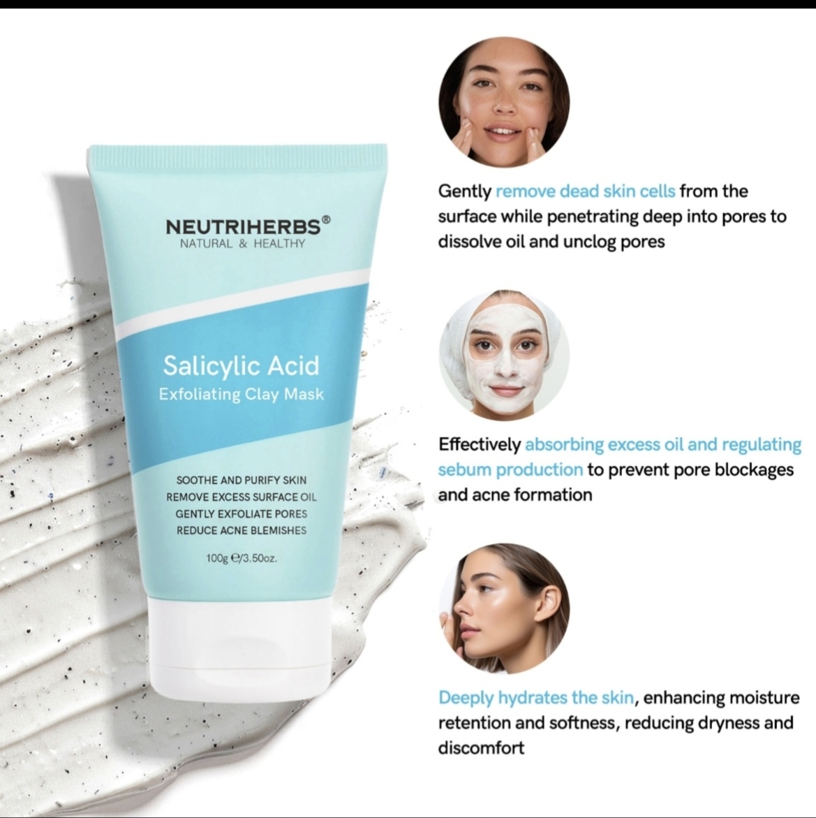 Salicylic Acid Exfoliating Clay Mask thumbnail 7