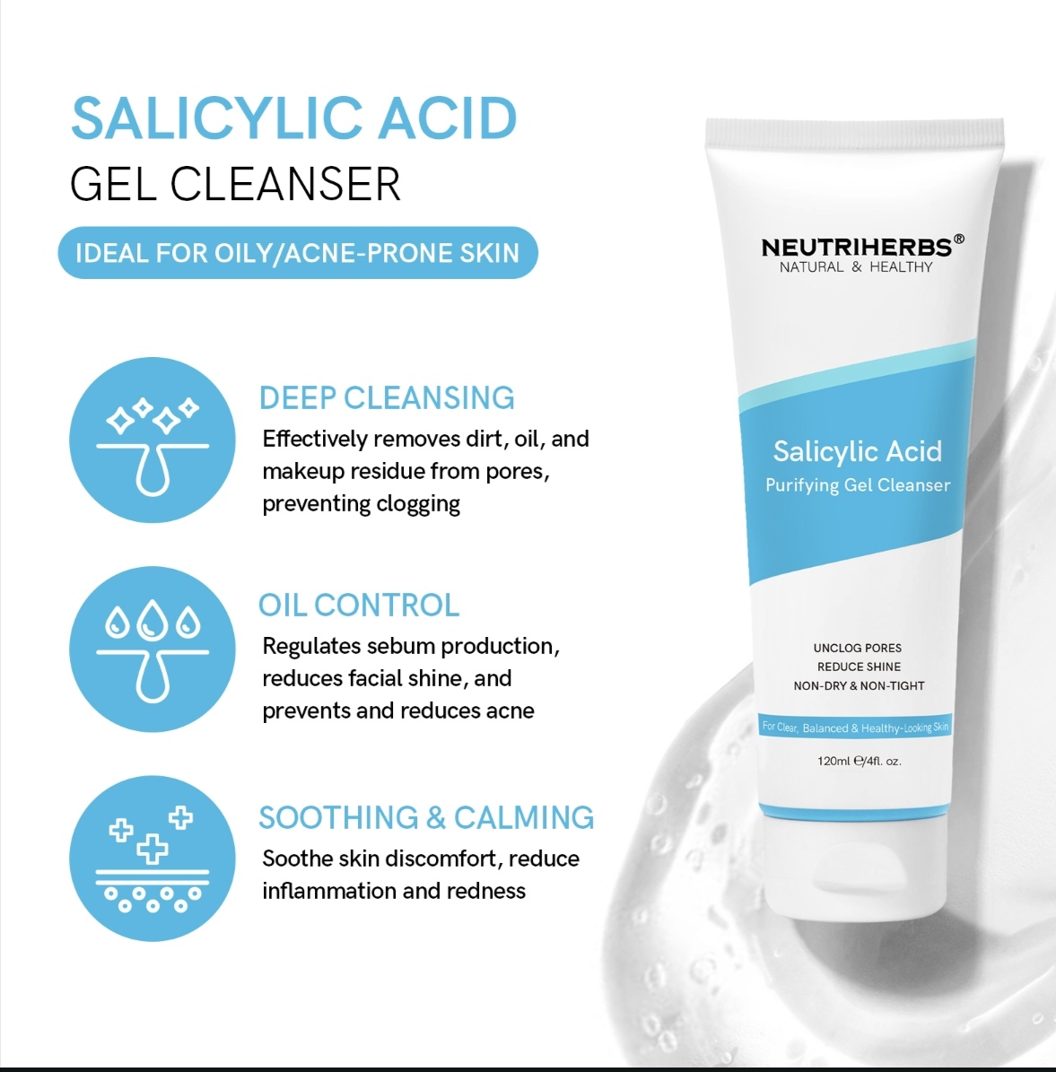 Salicylic Acid Purifying Gel Cleanser thumbnail 2