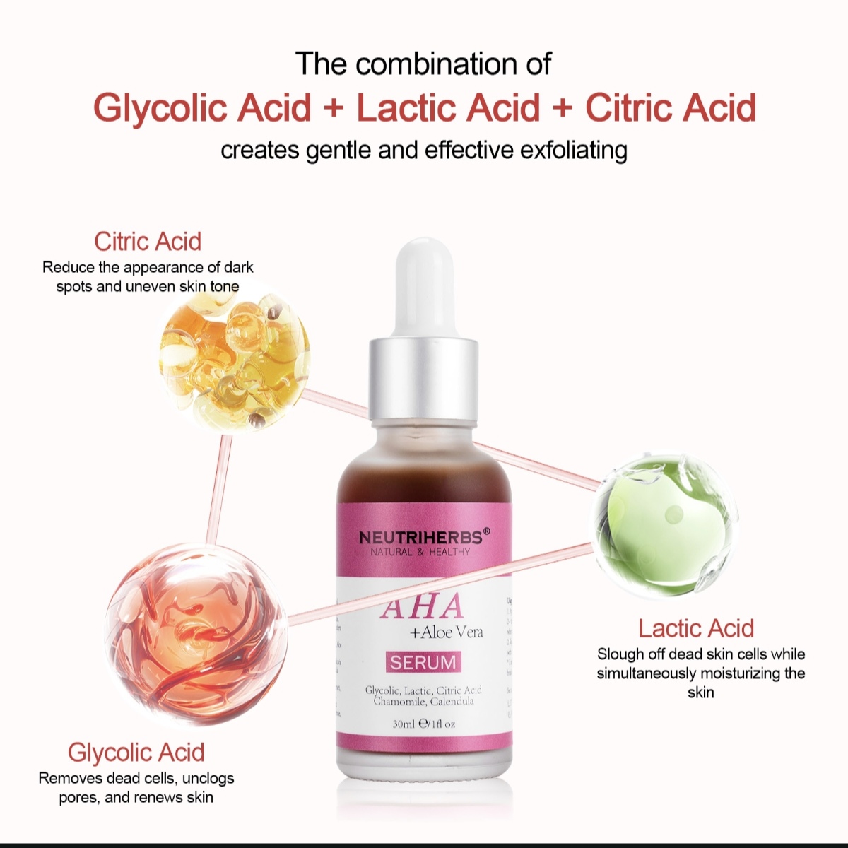 AHA + Aloe Vera Exfoliating Serum thumbnail 6
