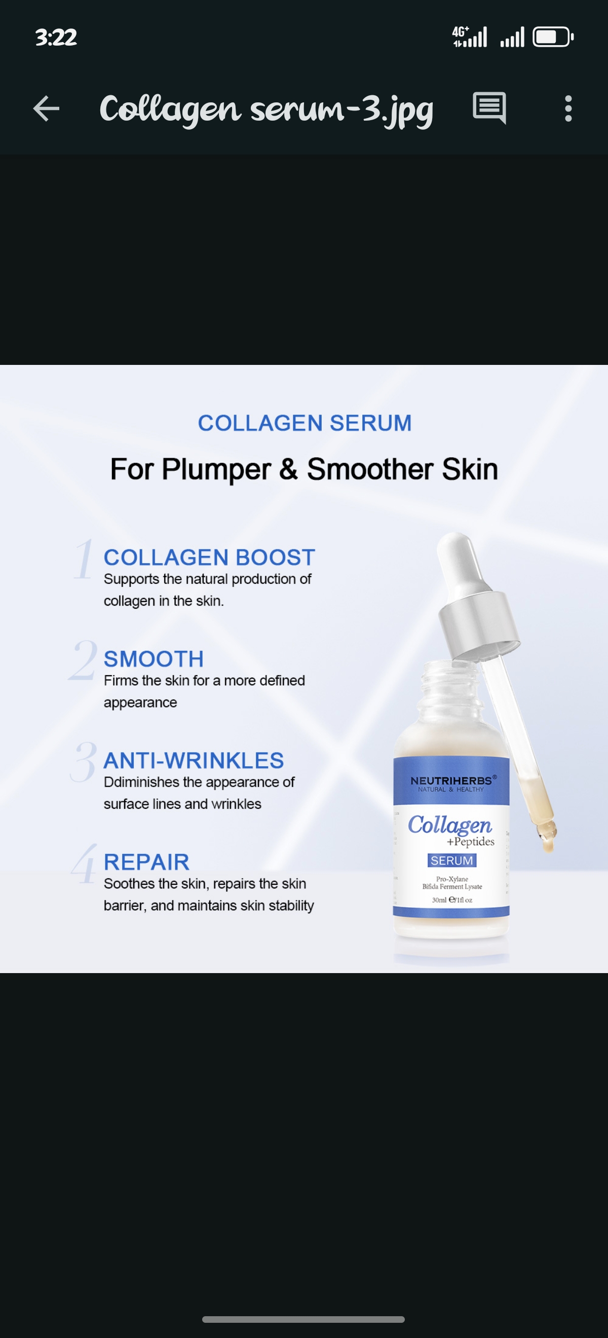 Collagen + Peptides Anti-Ageing Serum thumbnail 2