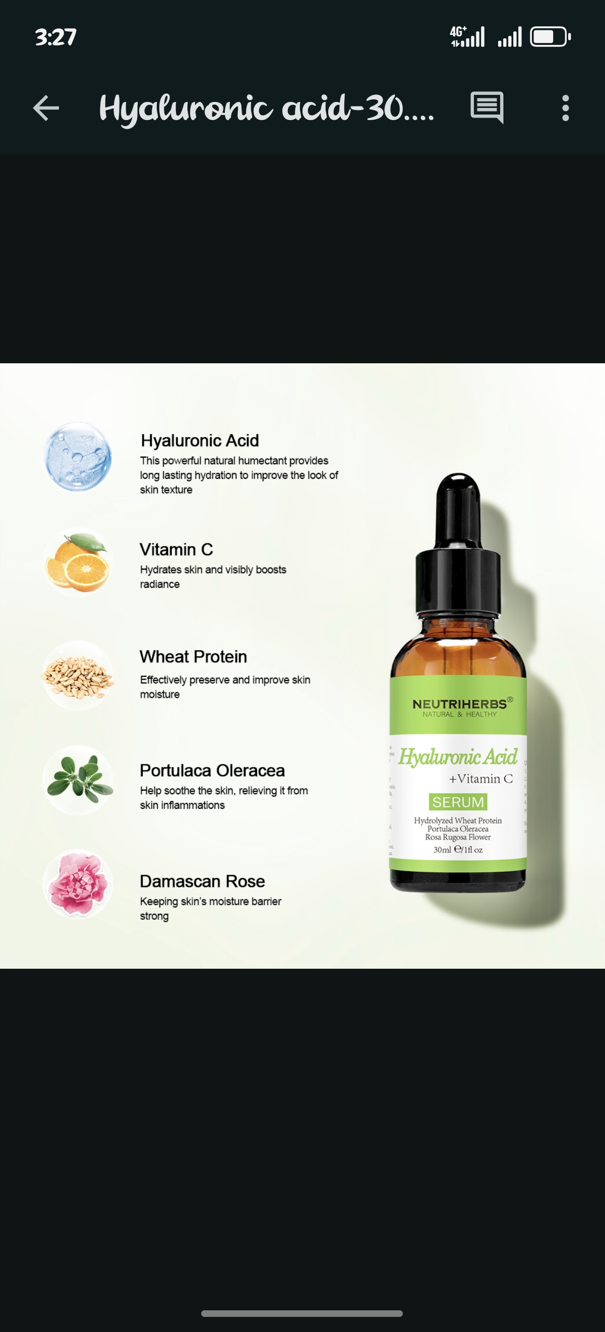 Hyaluronic Acid + Vitamin C Serum thumbnail 3