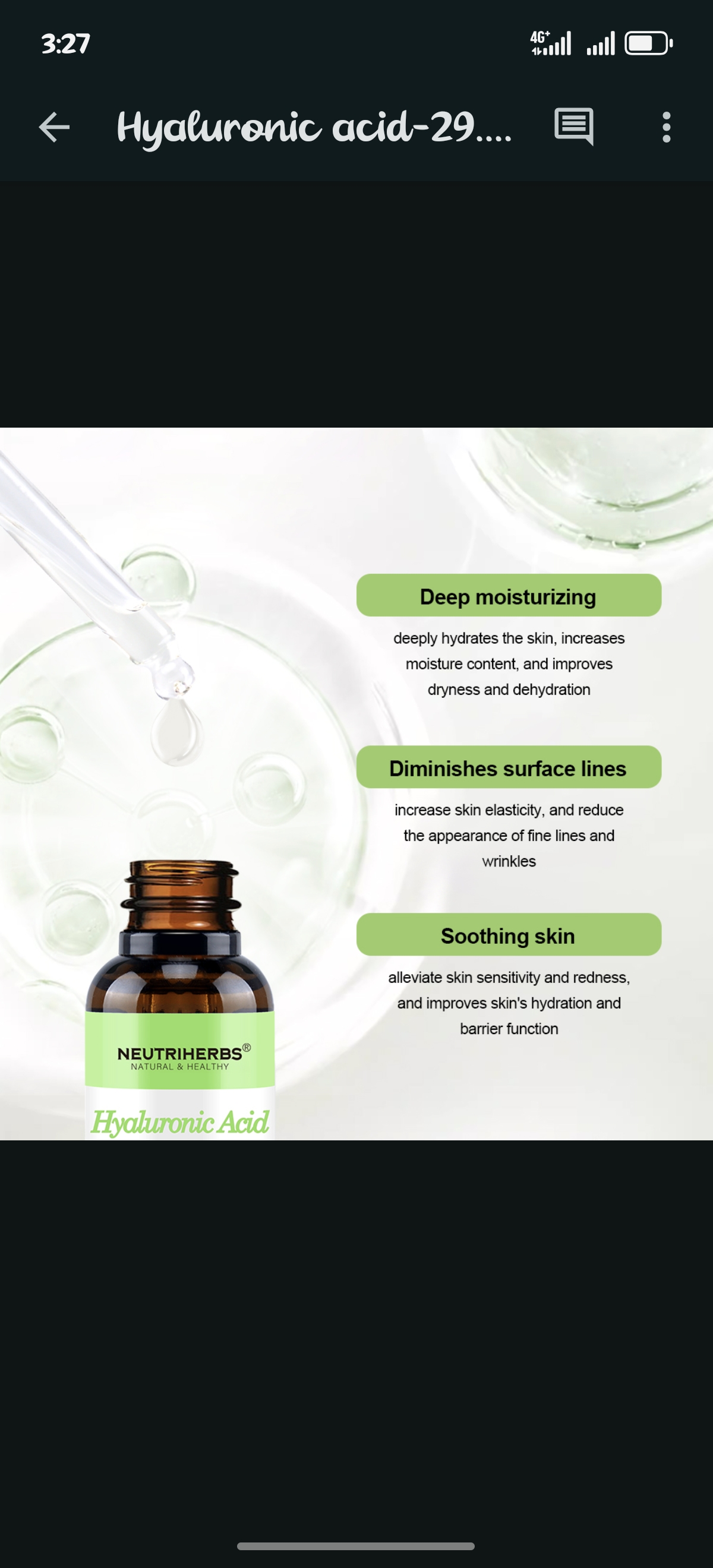 Hyaluronic Acid + Vitamin C Serum thumbnail 2