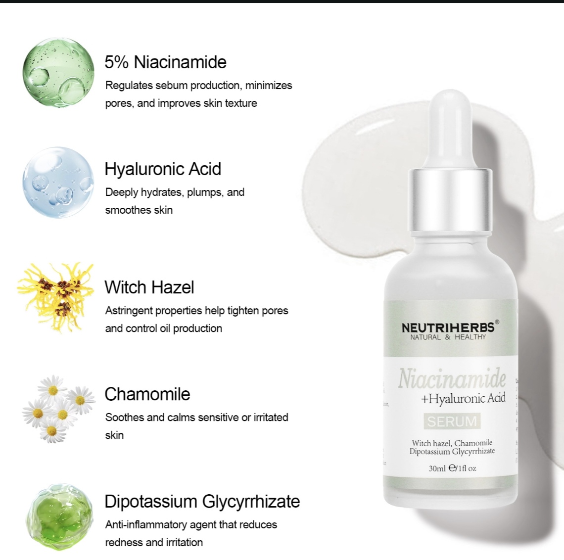 5% Niacinamide & Hyaluronic Acid Serum thumbnail 4