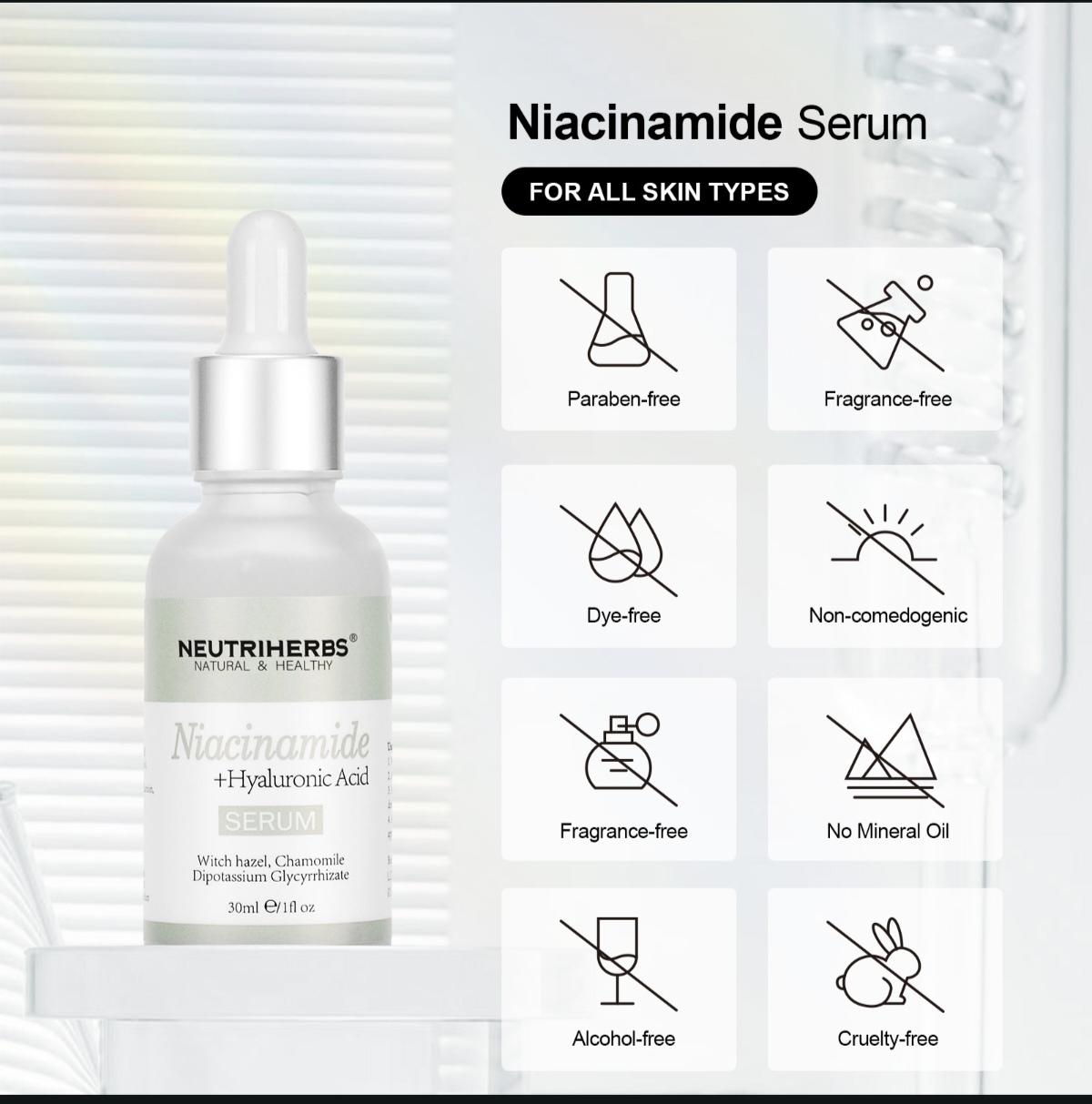 5% Niacinamide & Hyaluronic Acid Serum thumbnail 6