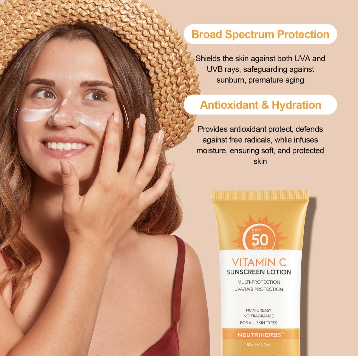 Neutriherbs Vitamin C Sunscreen SPF 50 thumbnail 4