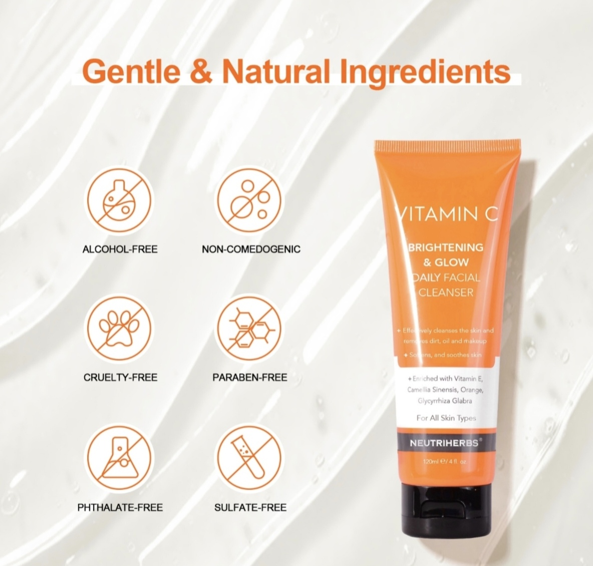 Vitamin C Brightening & Glow Facial Cleanser thumbnail 4
