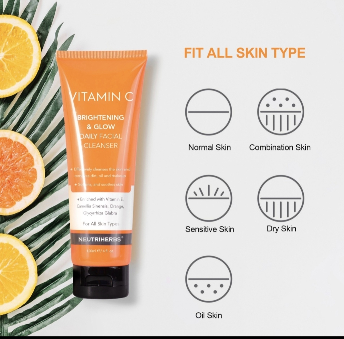 Vitamin C Brightening & Glow Facial Cleanser thumbnail 6