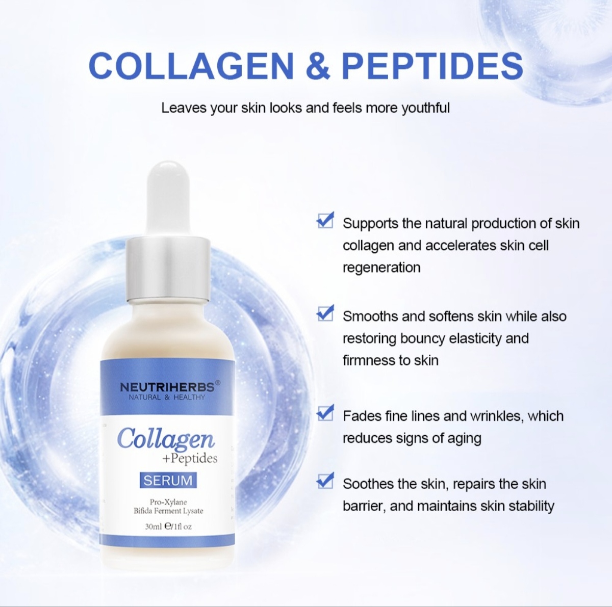 Collagen + Peptides Anti-Ageing Serum thumbnail 12