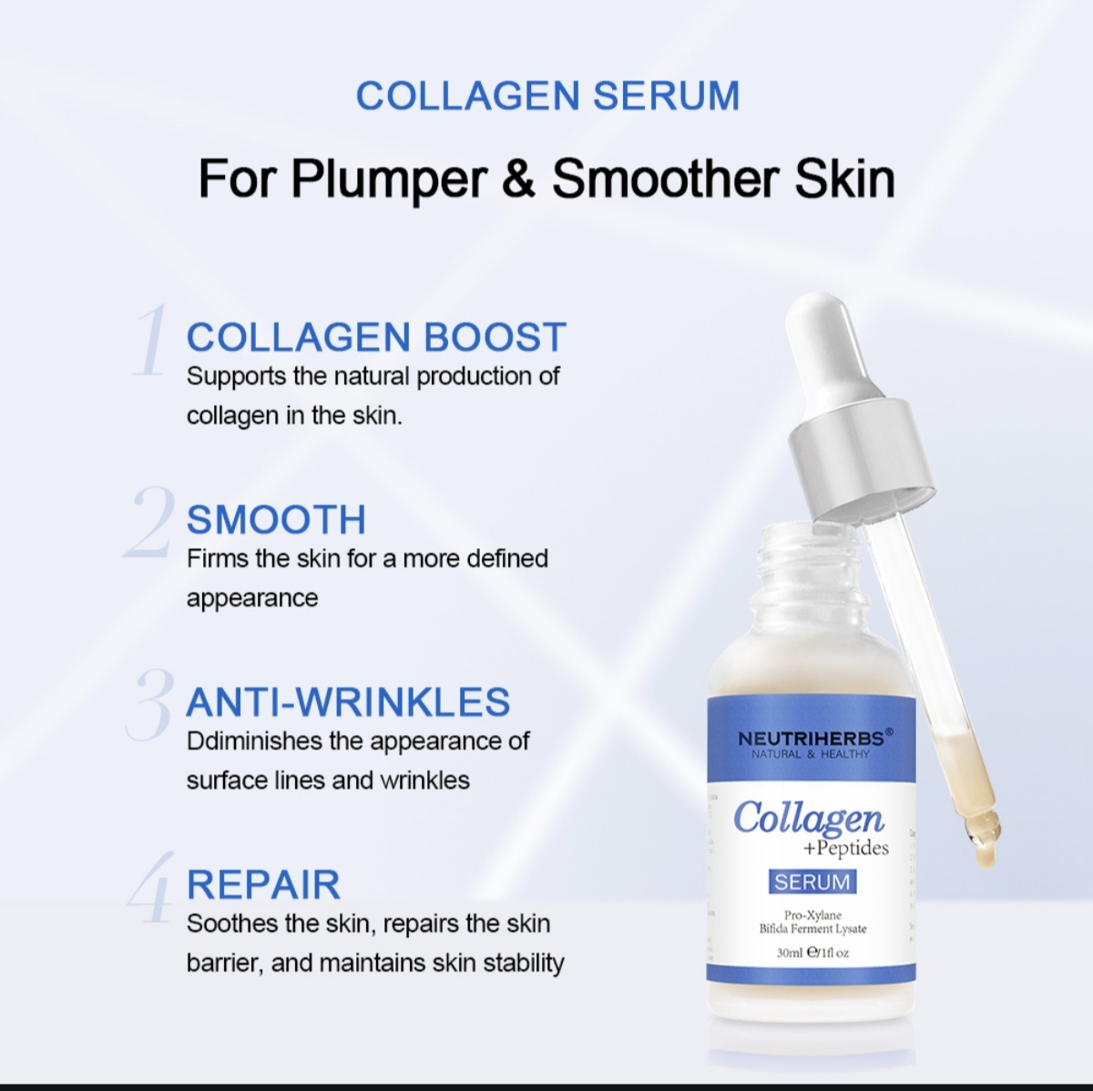 Collagen + Peptides Anti-Ageing Serum thumbnail 8