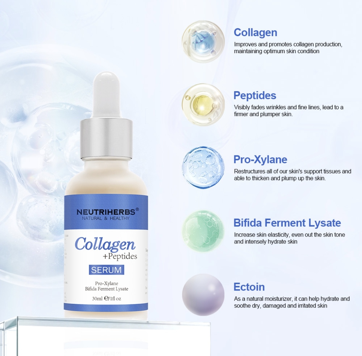 Collagen + Peptides Anti-Ageing Serum thumbnail 11
